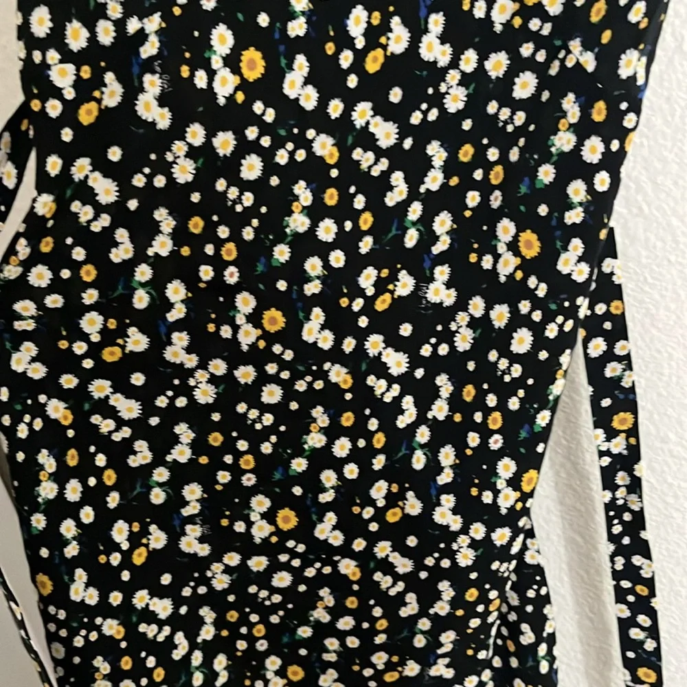 Lou Floral Black Maxi Silk Dress - Picture 9 of 14